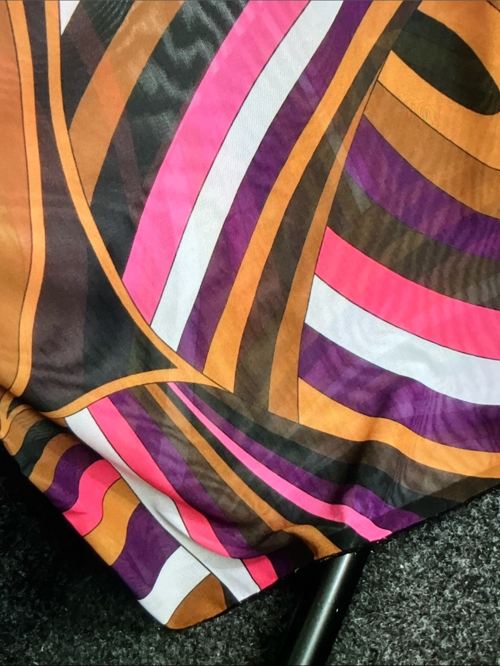 Emilio Pucci Multicolor Geometric Print Maxi Dress - Picture 7 of 8